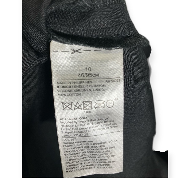 BANANA republic EUC black farmers market dress 10 - Picture 8 of 8